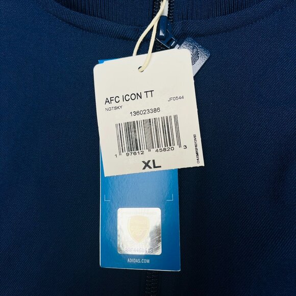 Adidas AFC Icon TT 'Navy Red' JF0544 Jacket Multi Size - Picture 6 of 6